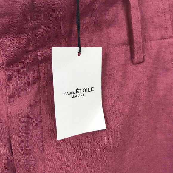 Isabel Marant Rosewood High-Waist Cropped Pants - Picture 7 of 8